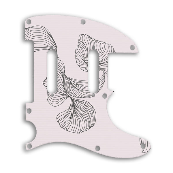 Fender TELECASTER BLACKTOP BARITONE Custom Pickguard Scratchplate Line Design