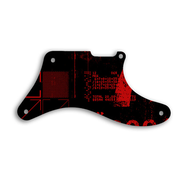 Fender TELECASTER CABRONITA Custom Pickguard Scratchplate ABSTRACT Design