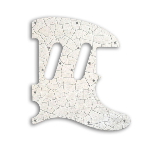 Fender TELECASTER CLASSIC PLAYER TRIPLE Custom Pickguard Scratchplate CRACKED Design