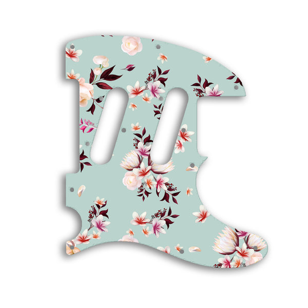 Fender TELECASTER CLASSIC PLAYER TRIPLE Custom Pickguard Scratchplate FLOWERS Design