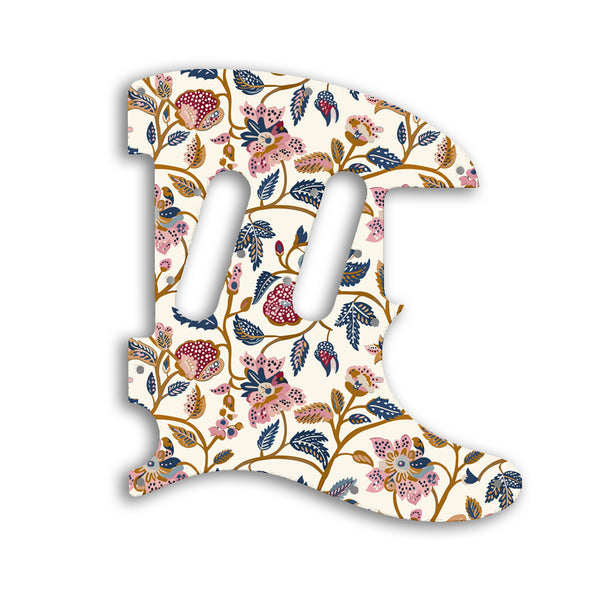 Fender TELECASTER CLASSIC PLAYER TRIPLE Custom Pickguard Scratchplate INDIAN_FLORAL Design