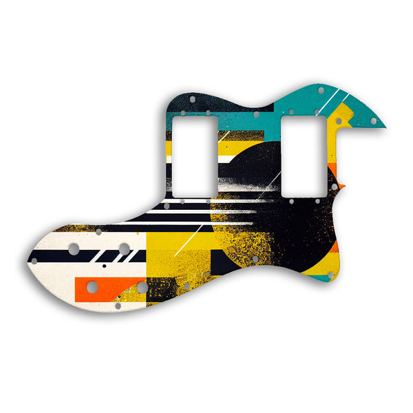 Fender TELECASTER CLASSIC PLAYER THINLINE DELUXE Custom Pickguard Scratchplate ABSTRACT Design