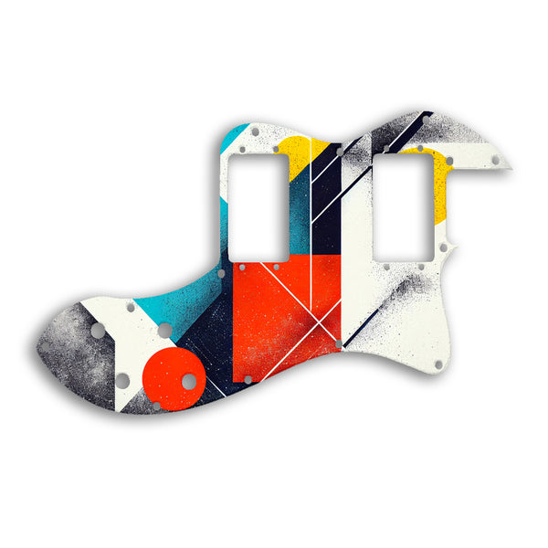 Fender TELECASTER CLASSIC PLAYER THINLINE DELUXE Custom Pickguard Scratchplate ABSTRACT Design