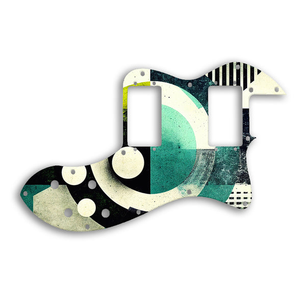 Fender TELECASTER CLASSIC PLAYER THINLINE DELUXE Custom Pickguard Scratchplate ABSTRACT Design