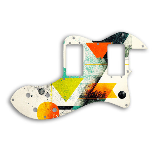 Fender TELECASTER CLASSIC PLAYER THINLINE DELUXE Custom Pickguard Scratchplate ABSTRACT Design