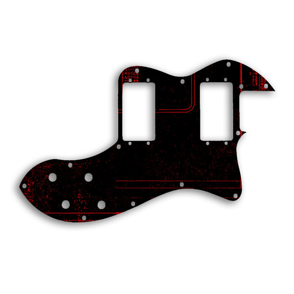 Fender TELECASTER CLASSIC PLAYER THINLINE DELUXE Custom Pickguard Scratchplate ABSTRACT Design