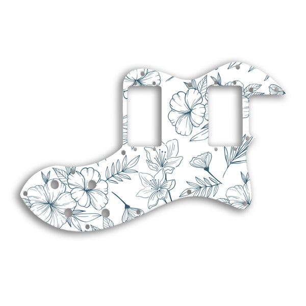 Fender TELECASTER CLASSIC PLAYER THINLINE DELUXE Custom Pickguard Scratchplate Floral Design