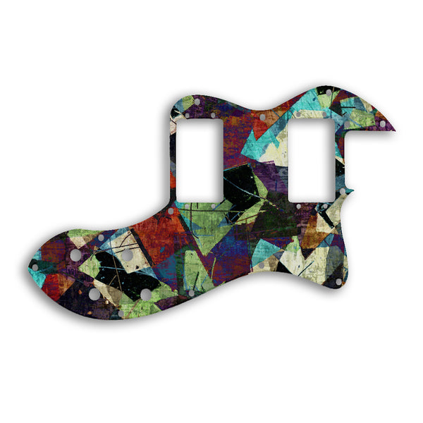 Fender TELECASTER CLASSIC PLAYER THINLINE DELUXE Custom Pickguard Scratchplate GEOMETRIC Design