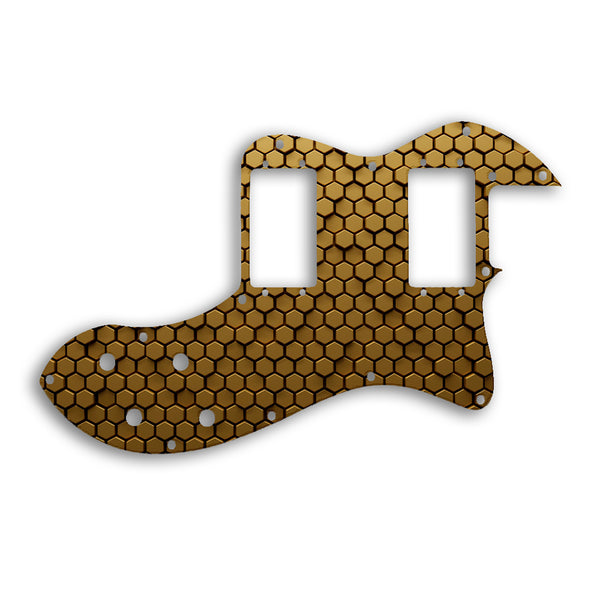 Fender TELECASTER CLASSIC PLAYER THINLINE DELUXE Custom Pickguard Scratchplate HONEYCOMB Design