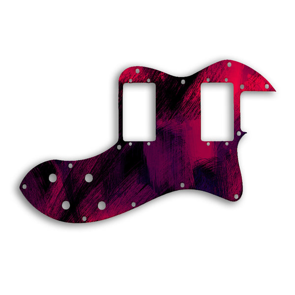 Fender TELECASTER CLASSIC PLAYER THINLINE DELUXE Custom Pickguard Scratchplate PAINT Design