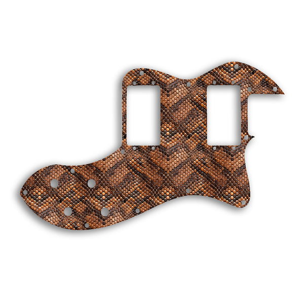 Fender TELECASTER CLASSIC PLAYER THINLINE DELUXE Custom Pickguard Scratchplate SNAKE Design