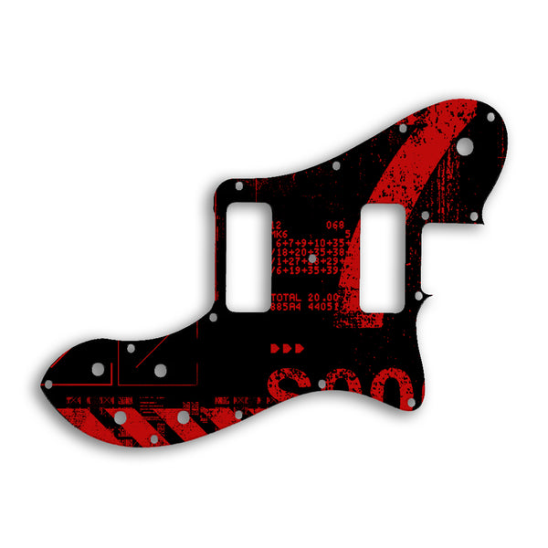 Fender TELECASTER CLASSIC PLAYER DELUXE BLACK DOVE Custom Pickguard Scratchplate ABSTRACT Design