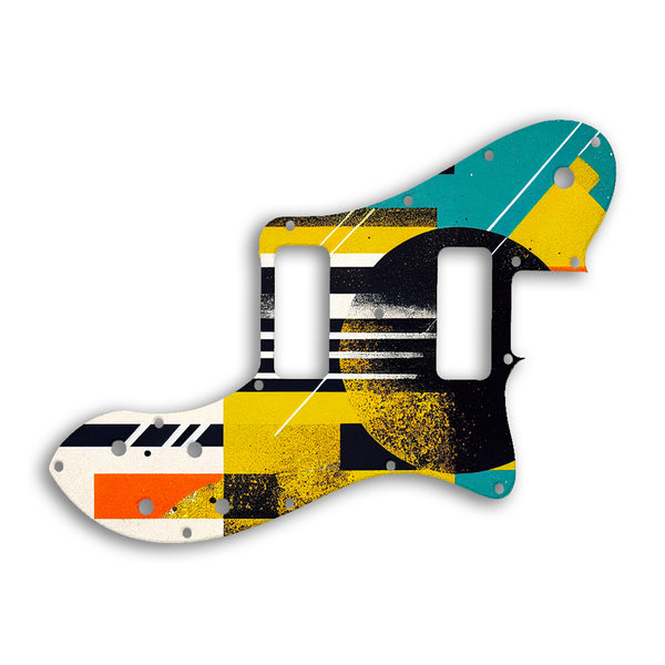 Fender TELECASTER CLASSIC PLAYER DELUXE BLACK DOVE Custom Pickguard Scratchplate ABSTRACT Design