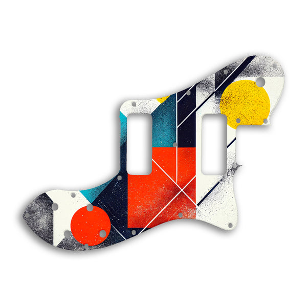 Fender TELECASTER CLASSIC PLAYER DELUXE BLACK DOVE Custom Pickguard Scratchplate ABSTRACT Design