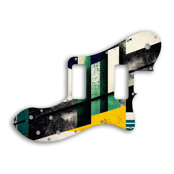 Fender TELECASTER CLASSIC PLAYER DELUXE BLACK DOVE Custom Pickguard Scratchplate ABSTRACT Design