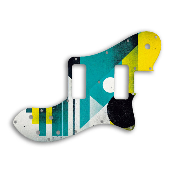 Fender TELECASTER CLASSIC PLAYER DELUXE BLACK DOVE Custom Pickguard Scratchplate ABSTRACT Design