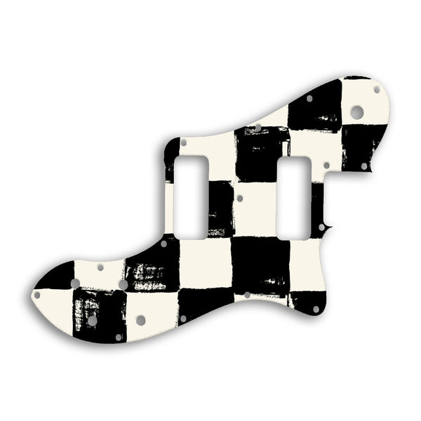 Fender TELECASTER CLASSIC PLAYER DELUXE BLACK DOVE Custom Pickguard Scratchplate CHESS Design