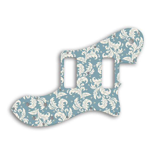 Fender TELECASTER CLASSIC PLAYER DELUXE BLACK DOVE Custom Pickguard Scratchplate Floral Design