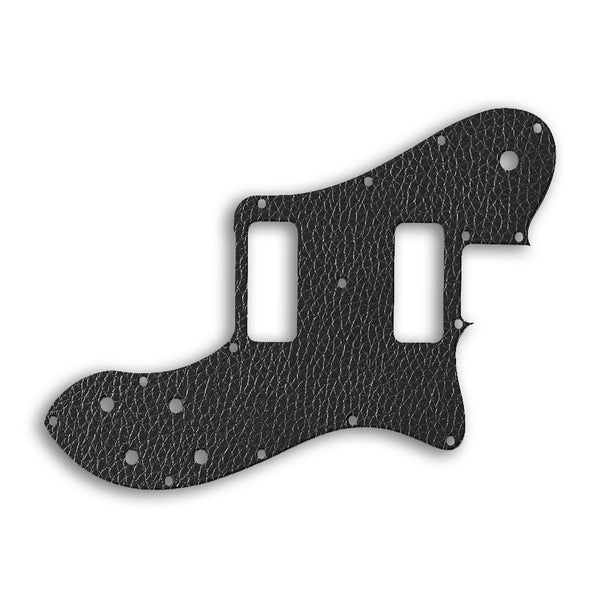 Fender TELECASTER CLASSIC PLAYER DELUXE BLACK DOVE Custom Pickguard Scratchplate Leather Design