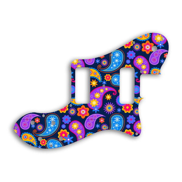 Fender TELECASTER CLASSIC PLAYER DELUXE BLACK DOVE Custom Pickguard Scratchplate Paisley Design