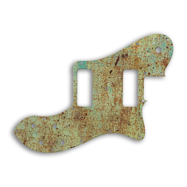 Fender TELECASTER CLASSIC PLAYER DELUXE BLACK DOVE Custom Pickguard Scratchplate Rust Design