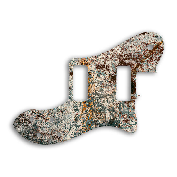 Fender TELECASTER CLASSIC PLAYER DELUXE BLACK DOVE Custom Pickguard Scratchplate Rust Design