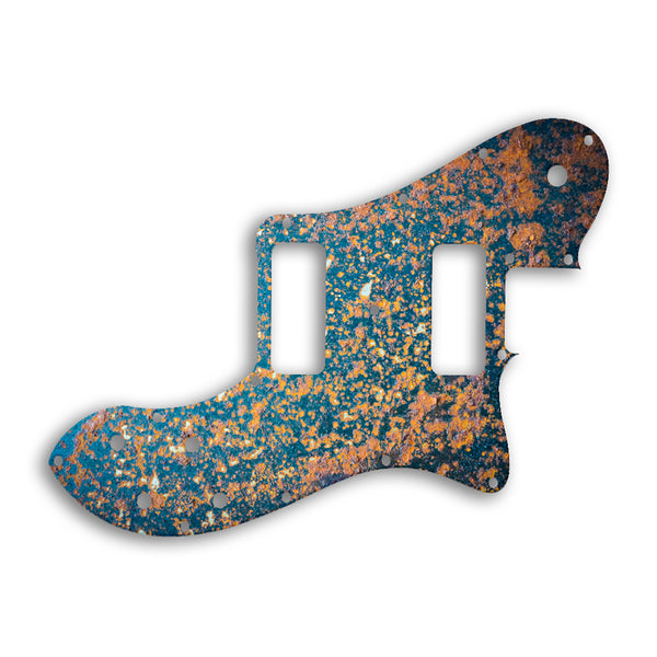 Fender TELECASTER CLASSIC PLAYER DELUXE BLACK DOVE Custom Pickguard Scratchplate Rust Design