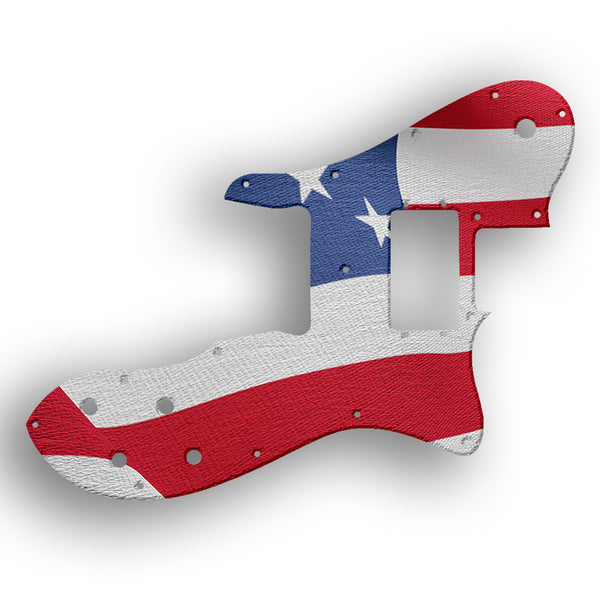 Fender Tele Custom Telecaster Custom - 1972-1981 Vintage Custom Pickguard Scratchplate Flag Design