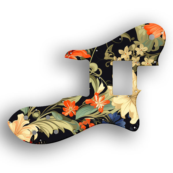 Fender Tele Custom Telecaster Custom - 1972-1981 Vintage Custom Pickguard Scratchplate Floral Design