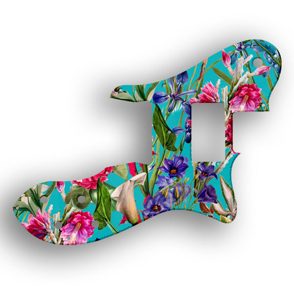 Fender Tele Custom Telecaster Custom - 1972-1981 Vintage Custom Pickguard Scratchplate FLOWERS Design