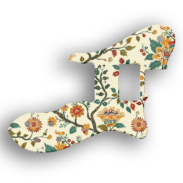 Fender Tele Custom Telecaster Custom - 1972-1981 Vintage Custom Pickguard Scratchplate INDIAN_FLORAL Design