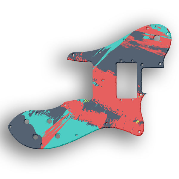 Fender Tele Custom Telecaster Custom - 1972-1981 Vintage Custom Pickguard Scratchplate PAINT Design