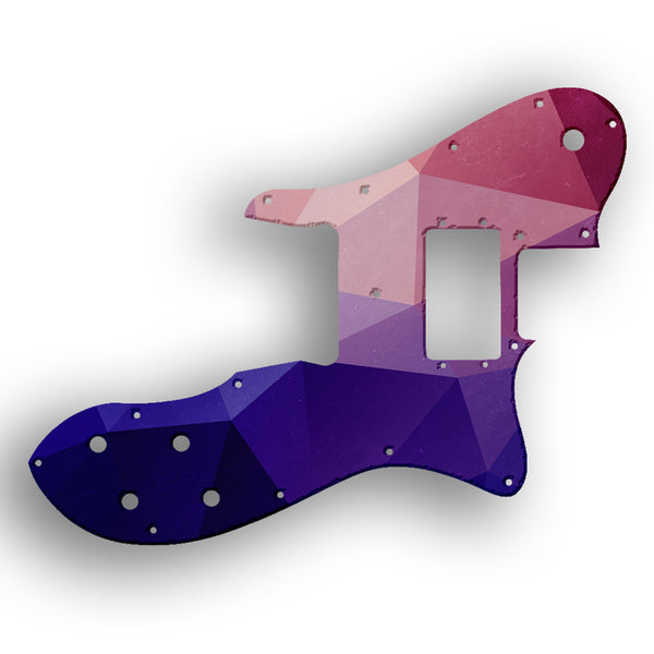 Fender Tele Custom Telecaster Custom - 1972-1981 Vintage Custom Pickguard Scratchplate POLYGON Design