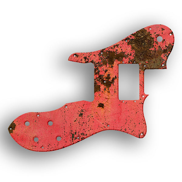 Fender Tele Custom Telecaster Custom - 1972-1981 Vintage Custom Pickguard Scratchplate Rust Design