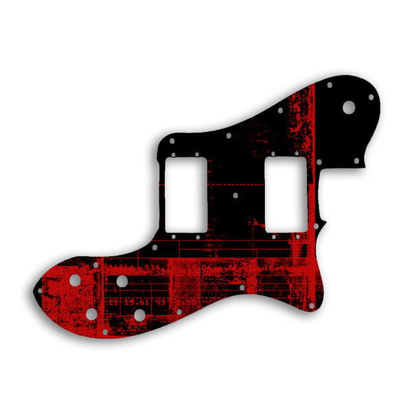 Fender TELECASTER DELUXE Custom Pickguard Scratchplate ABSTRACT Design