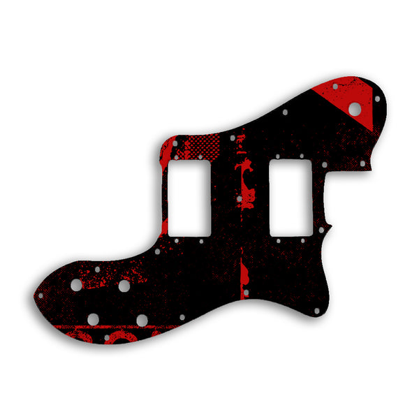 Fender TELECASTER DELUXE Custom Pickguard Scratchplate ABSTRACT Design