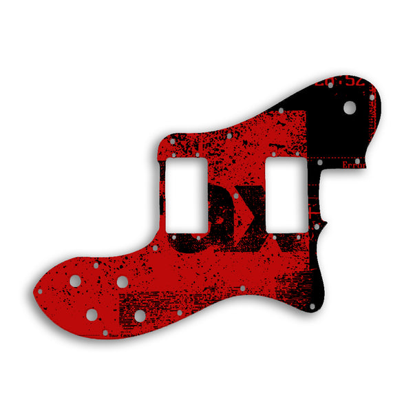 Fender TELECASTER DELUXE Custom Pickguard Scratchplate ABSTRACT Design