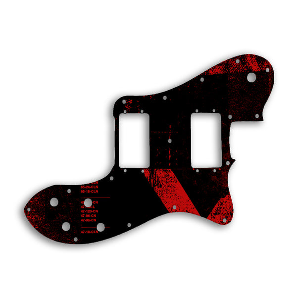 Fender TELECASTER DELUXE Custom Pickguard Scratchplate ABSTRACT Design