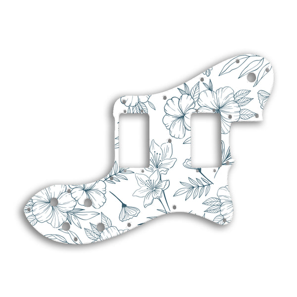 Fender TELECASTER DELUXE Custom Pickguard Scratchplate Floral Design