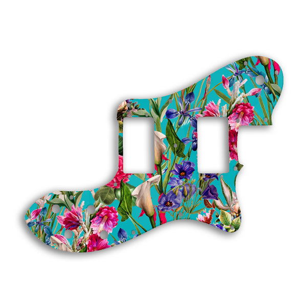 Fender TELECASTER DELUXE Custom Pickguard Scratchplate FLOWERS Design