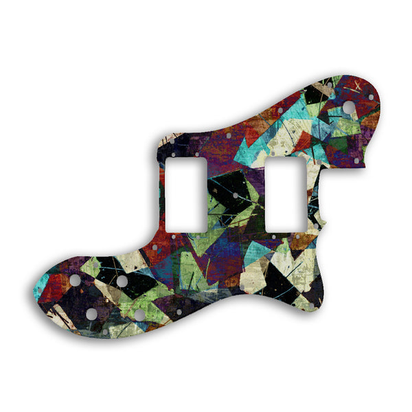 Fender TELECASTER DELUXE Custom Pickguard Scratchplate GEOMETRIC Design