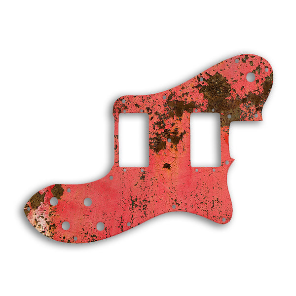 Fender TELECASTER DELUXE Custom Pickguard Scratchplate Rust Design