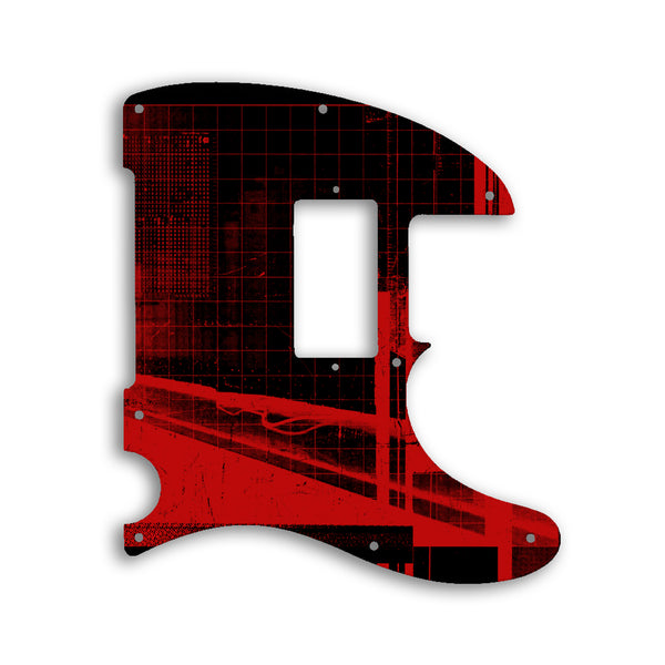 Fender TELECASTER JOHN 5 Custom Pickguard Scratchplate ABSTRACT Design