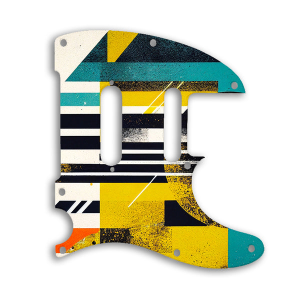 Fender TELECASTER MODERN PLAYER PLUS Custom Pickguard Scratchplate ABSTRACT Design