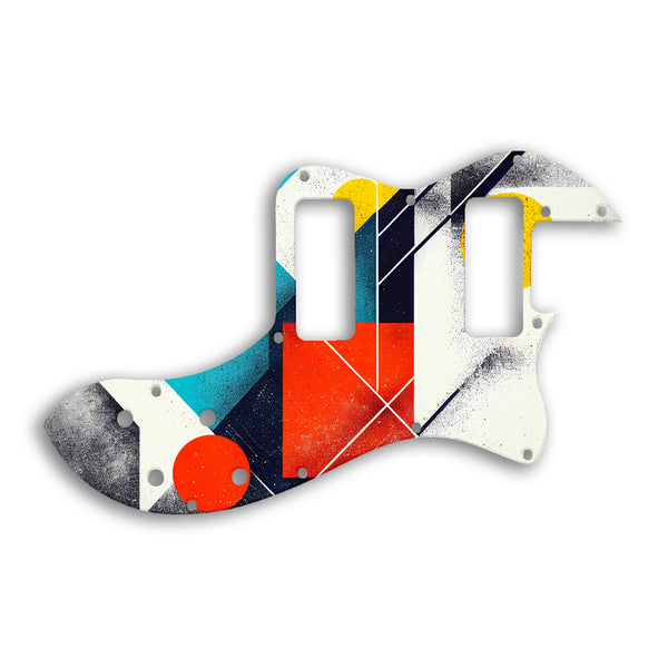 Fender TELECASTER MODERN PLAYER THINLINE DELUXE Custom Pickguard Scratchplate ABSTRACT Design