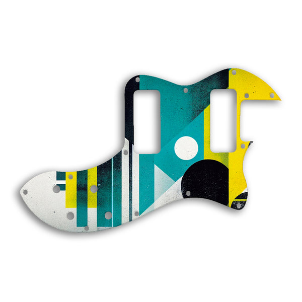 Fender TELECASTER MODERN PLAYER THINLINE DELUXE Custom Pickguard Scratchplate ABSTRACT Design