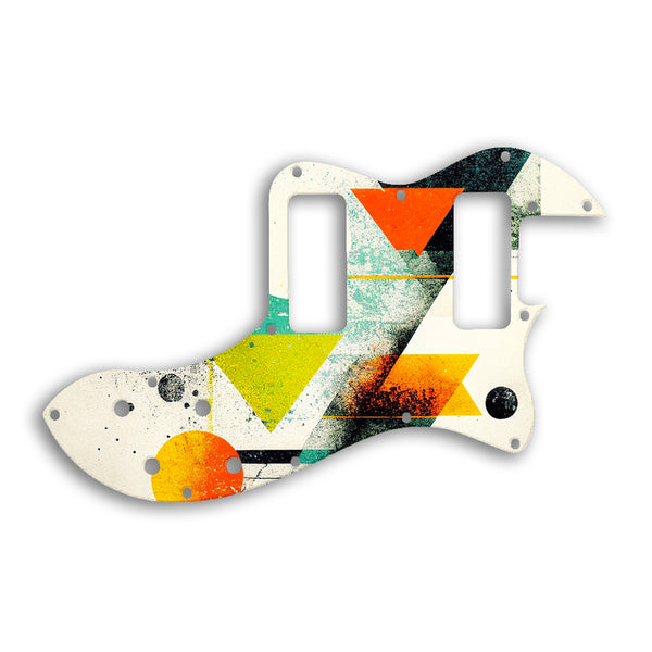 Fender TELECASTER MODERN PLAYER THINLINE DELUXE Custom Pickguard Scratchplate ABSTRACT Design