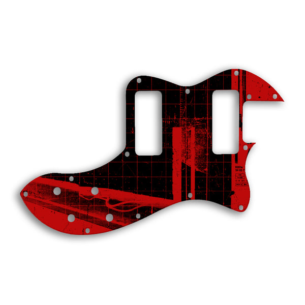 Fender TELECASTER MODERN PLAYER THINLINE DELUXE Custom Pickguard Scratchplate ABSTRACT Design