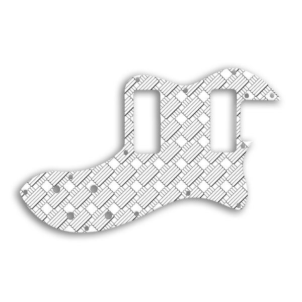 Fender TELECASTER MODERN PLAYER THINLINE DELUXE Custom Pickguard Scratchplate GEOMETRIC Design