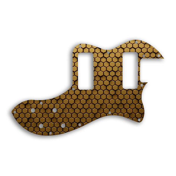 Fender TELECASTER MODERN PLAYER THINLINE DELUXE Custom Pickguard Scratchplate HONEYCOMB Design